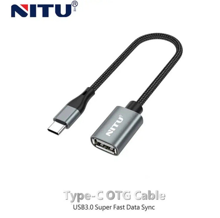 تبدیل OTG Type_c مدل کابلی برند Nitu CN18