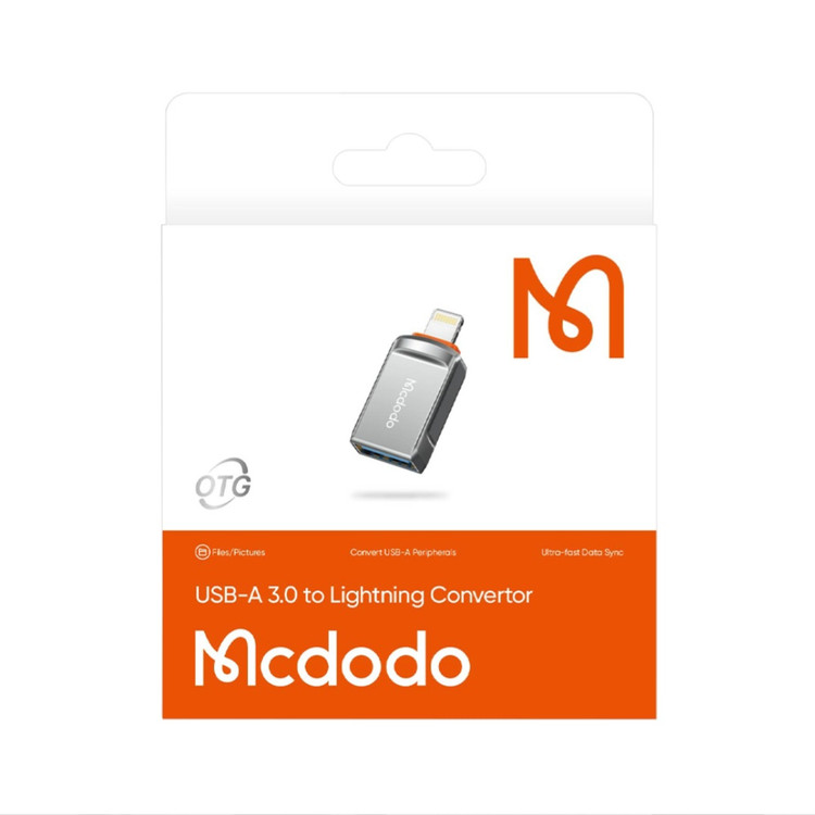 تبدیل OTG به لایتنینگ مکدودو USB_3.0 مدله OT_8600