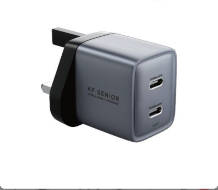 شارژرکی اف سنیور ۴۰ وات دو پورت تایپ سی Kfsenior 40w AD_30