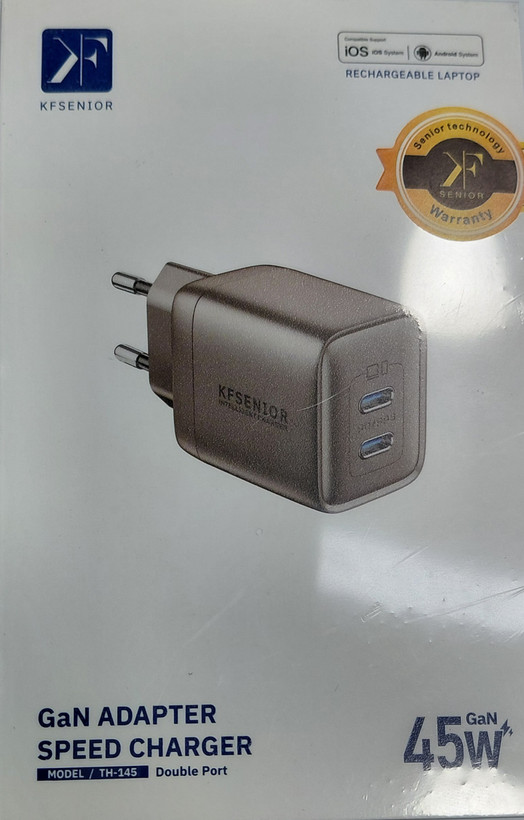 شارژر دیواری کی اف سنیور kfsenior TH_145 45w