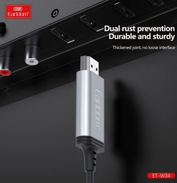 کابل اچ دی ام آی به تایپ سی ارلدام مدل w34